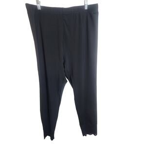 BloomChic Black Leggings with Lasercut Detail, NWT, 2X